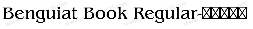 Benguiat Book Regular字体转换